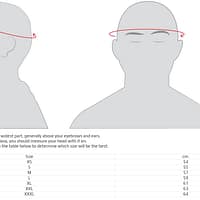 kiivri_suurus STILO Trophy DES Plus HANS, suurus S-55