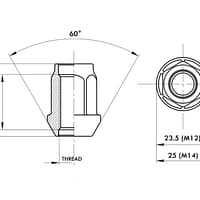 schema-dado-anodizzato_gallery EVOCORSE alumiinium mutter