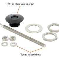 push clip 2 "Push Clip" Quick Release stainless steel