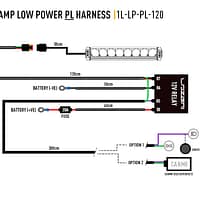 1l-lp-pl-120_wiring_diagram_web LAZER One lamp wiring kit (Position Light 12V)
