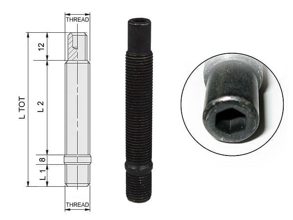 prigionieri_fissare_sede EVOCORSE tikkpolt 90mm kuuskant